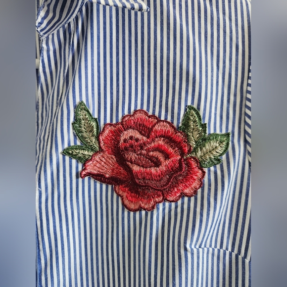 Speed Control Long Button-Down Shirt - Picture 2 of 4